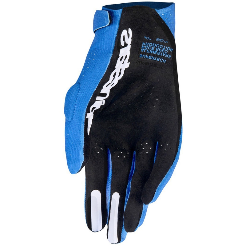Alpinestars Supertech MX crosshandschoenen blauw-wit-zwart
