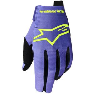 Alpinestars Radar crosshandschoenen paars-fluo geel