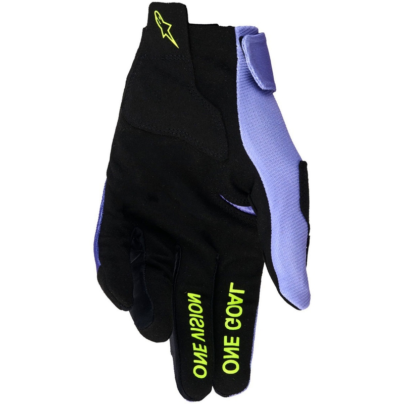 Alpinestars Radar crosshandschoenen paars-fluo geel