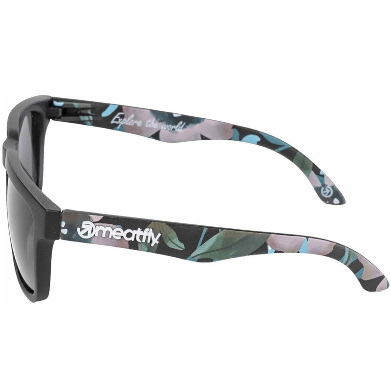 Meatfly Memphis Pink Flowers zonnebril zwart-roze
