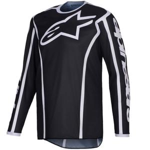 Alpinestars Fluid Apex motorcross shirt zwart-grijs