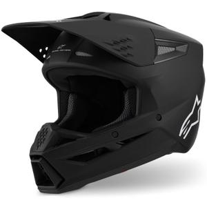 Alpinestars S-M3 Solid motorcrosshelm matzwart