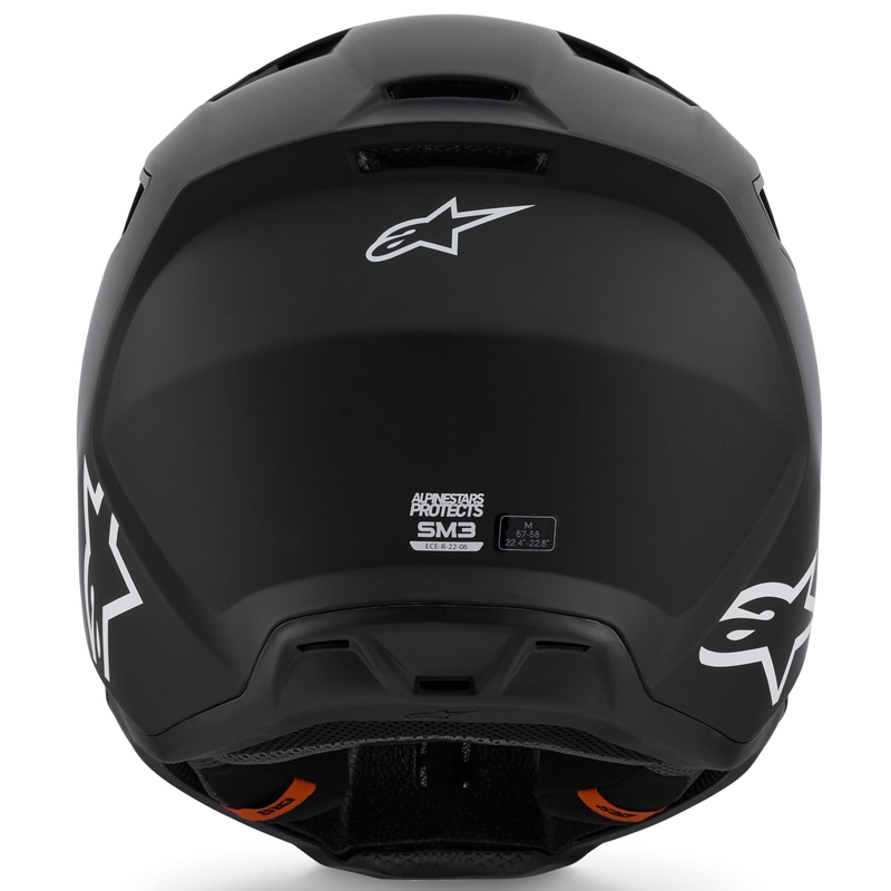 Alpinestars S-M3 Solid motorcrosshelm matzwart