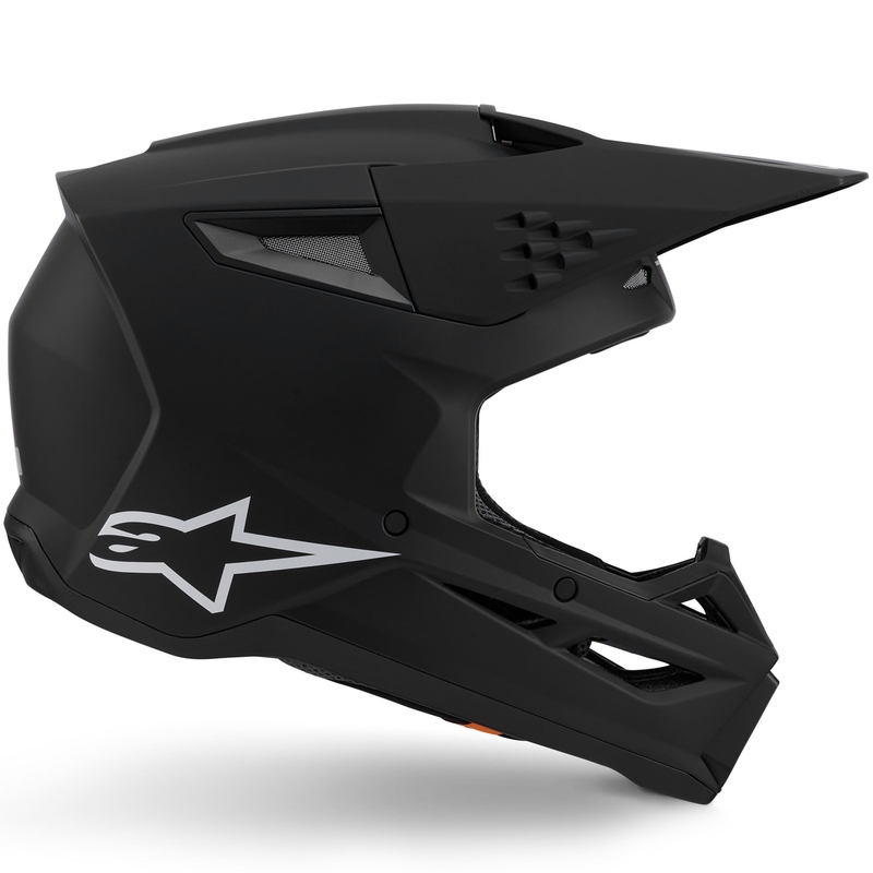 Alpinestars S-M3 Solid motorcrosshelm matzwart