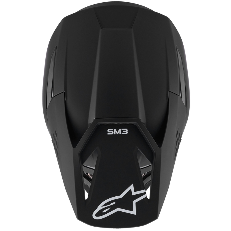Alpinestars S-M3 Solid motorcrosshelm matzwart