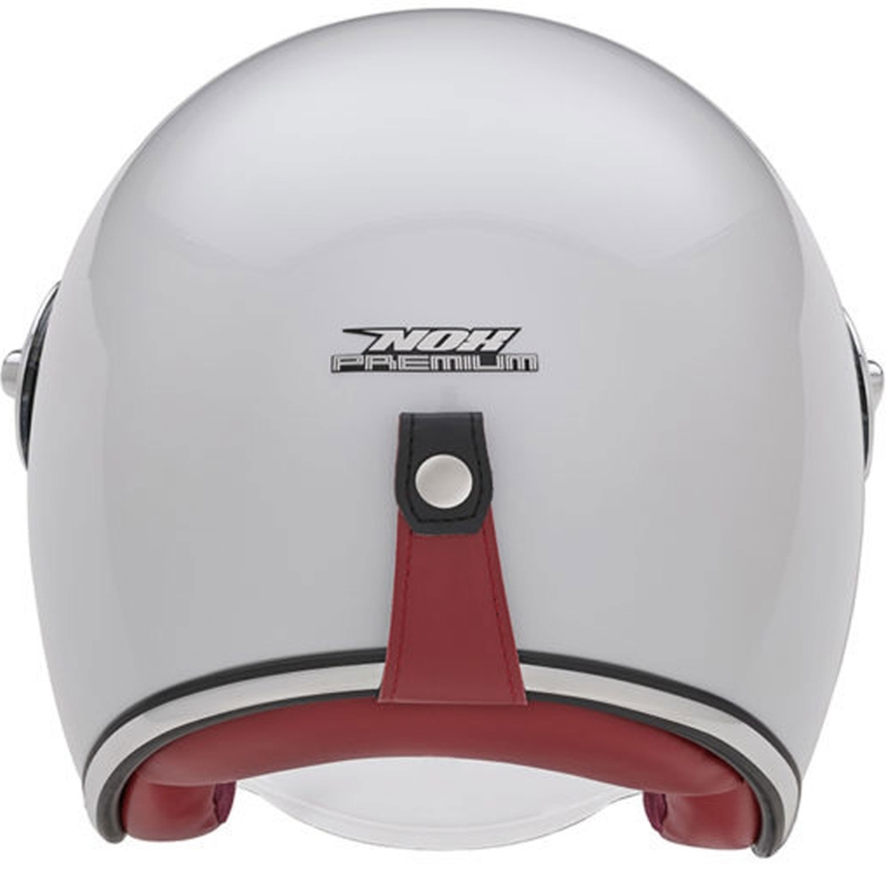 Open motorhelm NOX PREMIUM Heritage wit