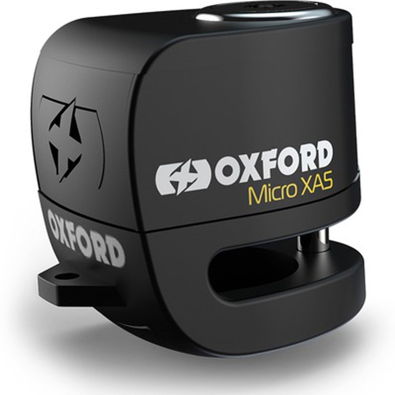 Oxford Micro XA5 schijfremslot met geïntegreerd alarm zwart