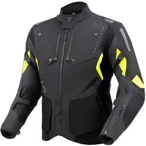 Motorjas Rebelhorn Hiker IV zwart-antraciet-fluogeel
