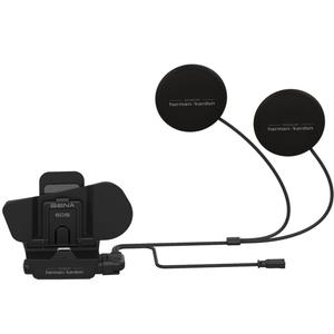 Helmbevestiging met accessoires voor Sena 60S headset inclusief uni. microfoon zwart
