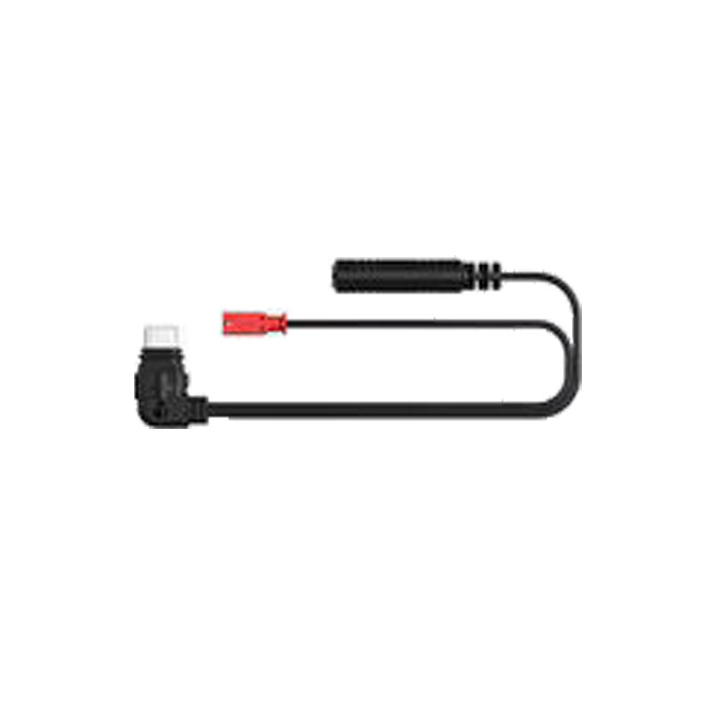 Adapter voor het aansluiten van een niet-originele hoofdtelefoon op de Sena 60S headset, zwart