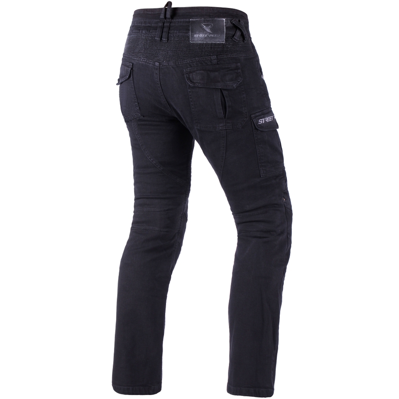 Street Racer Cargo CE Motorjeans Zwart