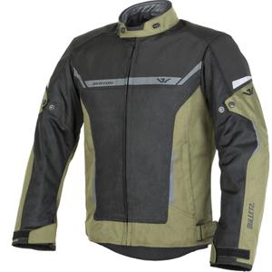 Ayrton Bullet II Flow motorjack donkergroen-grijs-zwart