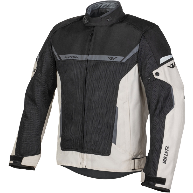Ayrton Bullet II Flow motorjack crème-zand-grijs-zwart