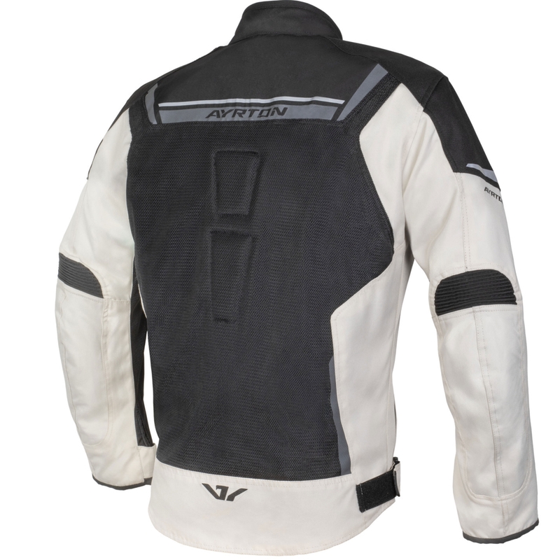 Ayrton Bullet II Flow motorjack crème-zand-grijs-zwart