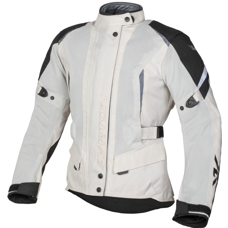 Dames motorjas Ayrton Teressa II Flow crème-zand