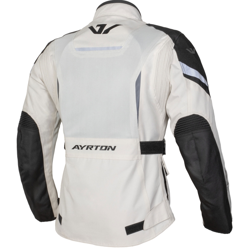 Dames motorjas Ayrton Teressa II Flow crème-zand