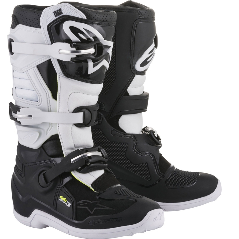 Alpinestars Stella Tech 3 dames crosslaarzen zwart-wit