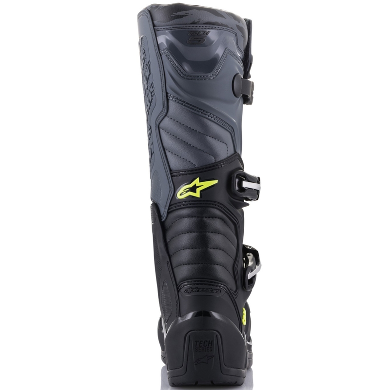 Alpinestars TECH 5 motorlaarzen zwart-grijs-fluo geel