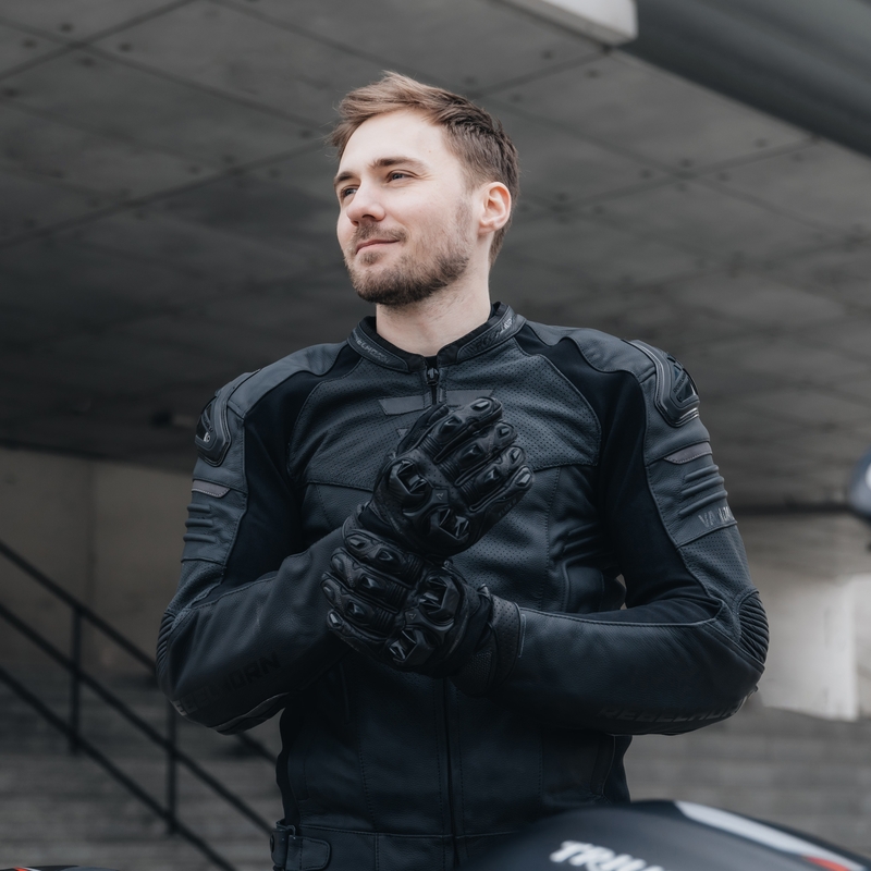 Rebelhorn Vandal leren motorjack zwart