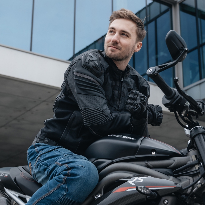 Rebelhorn Vandal leren motorjack zwart