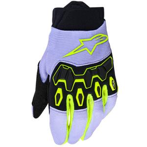 Alpinestars Full Bore V2 Jeugd/Kids motocross handschoenen paars-fluo geel
