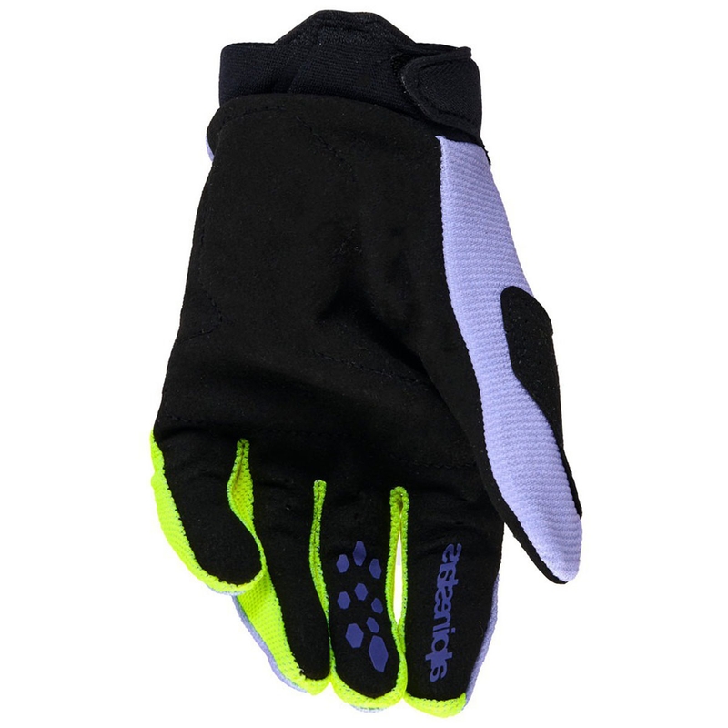 Alpinestars Full Bore V2 Jeugd/Kids motocross handschoenen paars-fluo geel