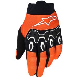 Alpinestars Full Bore V2 Jeugd/Kids motocross handschoenen oranje-wit-zwart-blauw