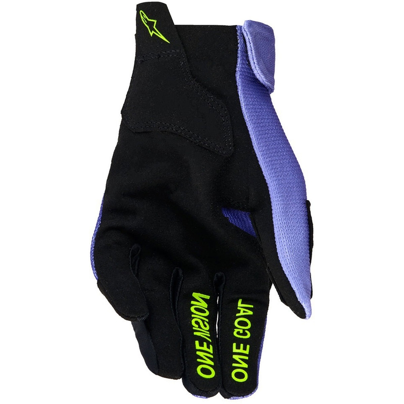 Alpinestars Radar Jeugd Kinder Crosshandschoenen Paars-Fluo Geel