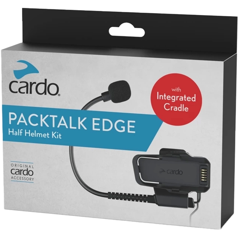 Bluetooth intercom CARDO PACKTALK EDGE audioset voor open helmen