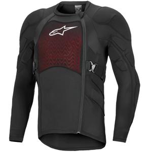 Alpinestars Bionic Plasma LT bodyprotector met lange mouwen, zwart-rood-wit