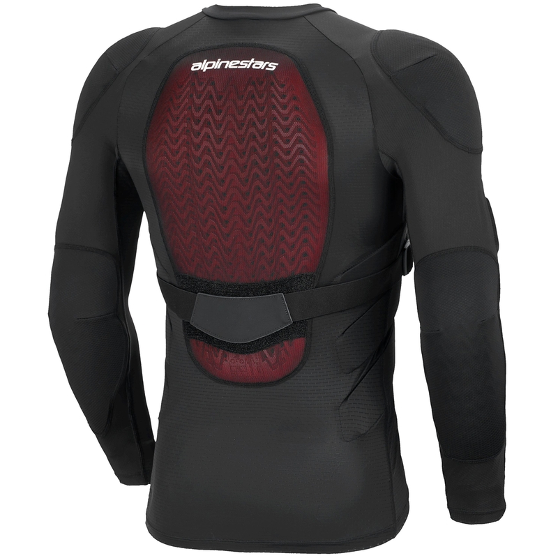 Alpinestars Bionic Plasma LT bodyprotector met lange mouwen, zwart-rood-wit