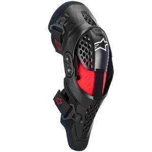 Alpinestars SX-1 Plasma kniebeschermers zwart-rood-grijs