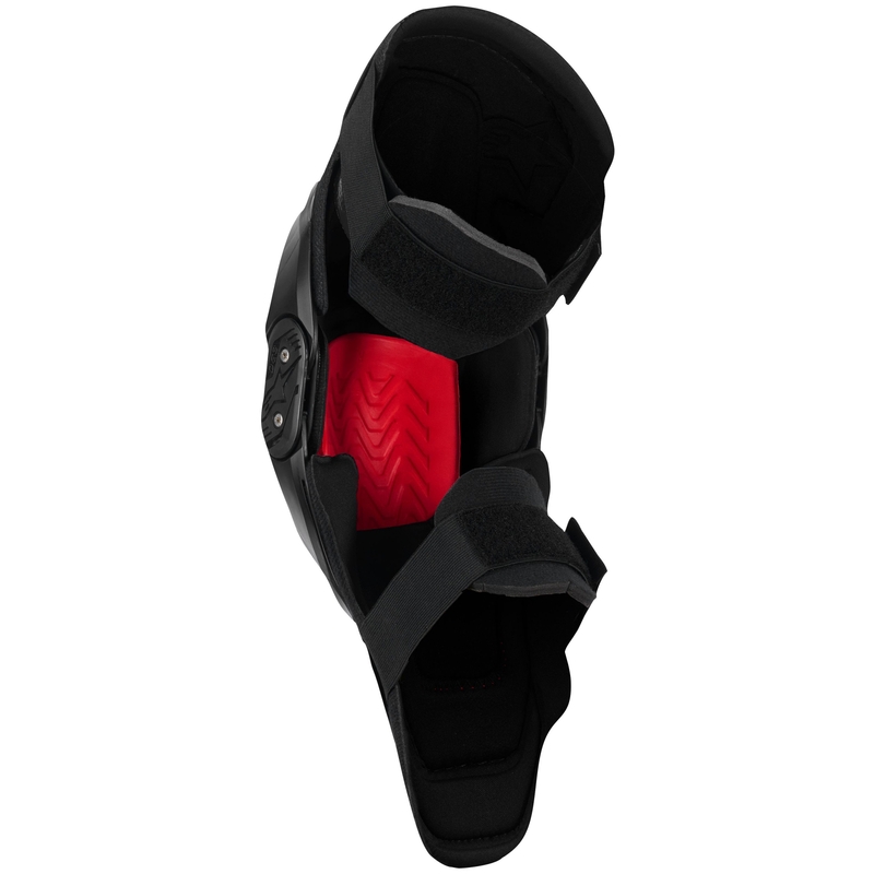 Alpinestars SX-1 Plasma kniebeschermers zwart-rood-grijs