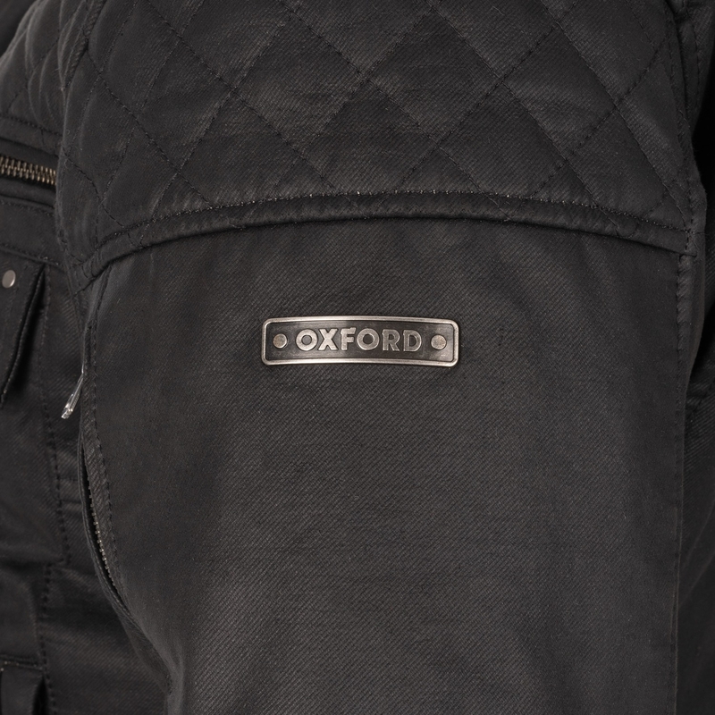 Motorjas OXFORD HARDY 2.0 zwart