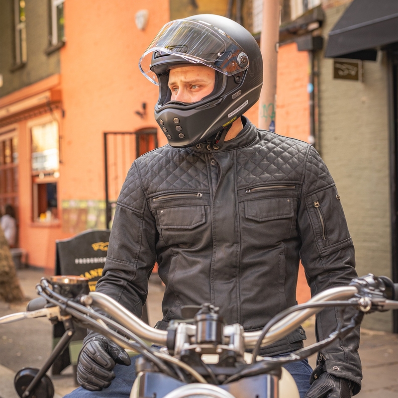 Motorjas OXFORD HARDY 2.0 zwart