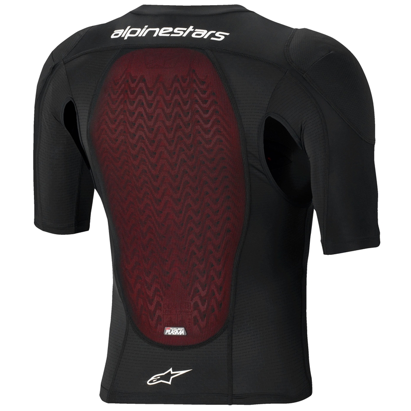 Alpinestars Bionic Plasma LT bodyprotector met korte mouwen, zwart-rood-wit