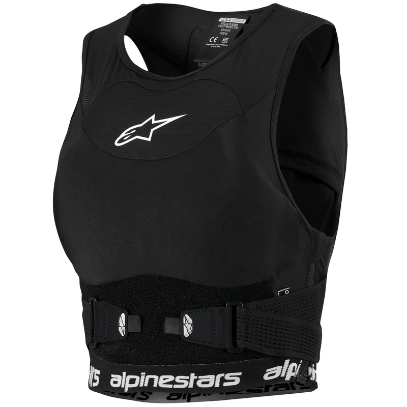 Alpinestars Stella Plasma Chest Dames Bodyprotector Zwart-Wit