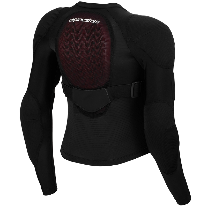 Alpinestars Bionic Plasma LT Youth bodyprotector met lange mouwen zwart-rood-wit