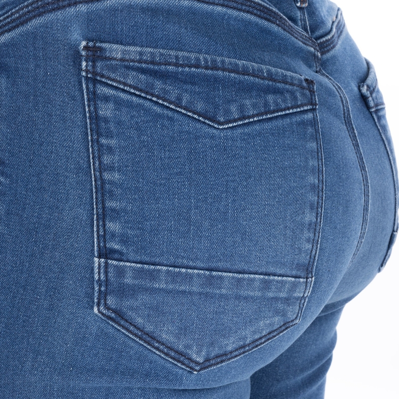 Dames motorjeans OXFORD SOFIA AA Slim lichtblauw