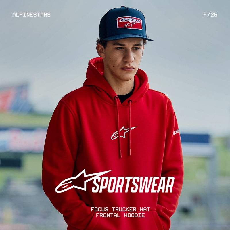 Alpinestars Frontal Hoodie rood