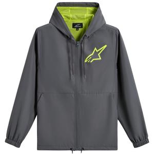 Alpinestars Speeder Chromium Windbreaker Jacket Grijs-Fluo Geel
