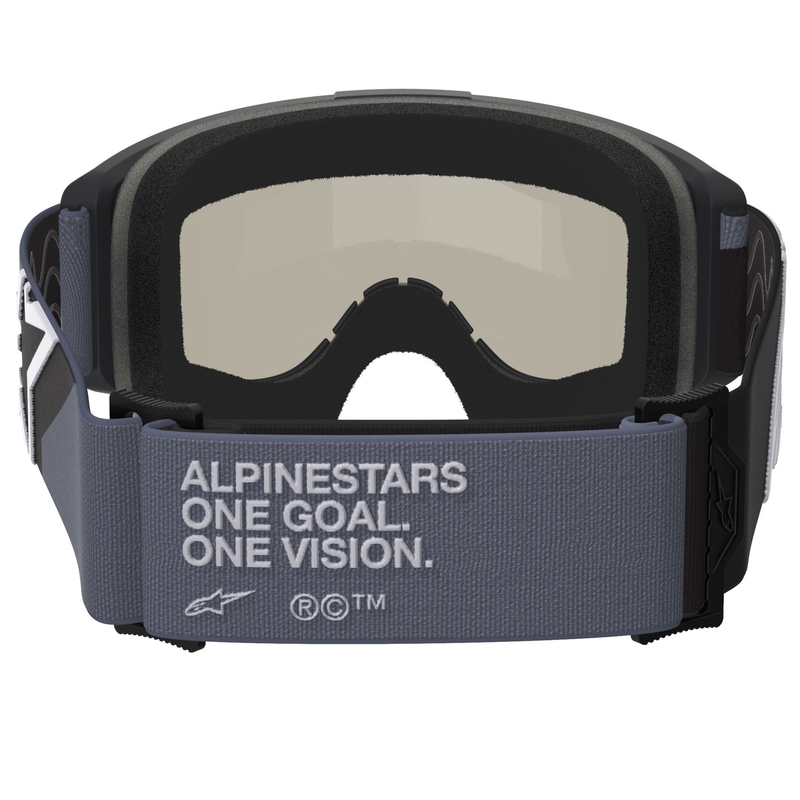 Alpinestars Vision Sand crossbril zwartgrijs met donkere smoke lens