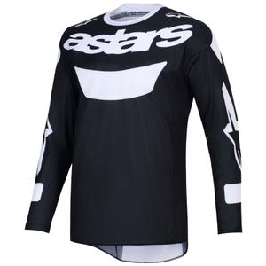 Alpinestars Racer Air Riway motorcross shirt zwart-wit