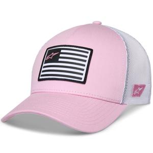 Alpinestars Flag Snap Hat roze-wit