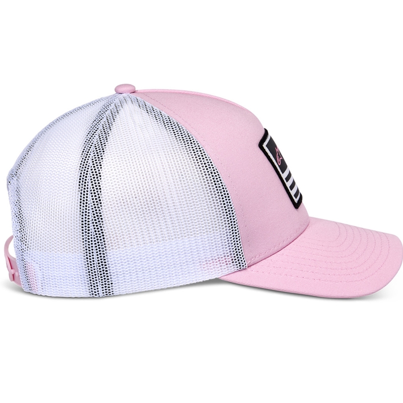 Alpinestars Flag Snap Hat roze-wit