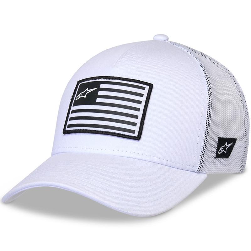 Alpinestars Flag Snap Hat wit-wit