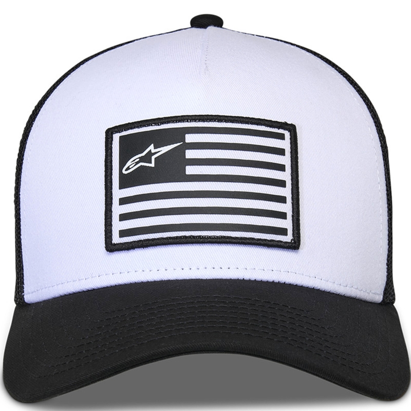 Alpinestars Flag Snap Hat wit-zwart