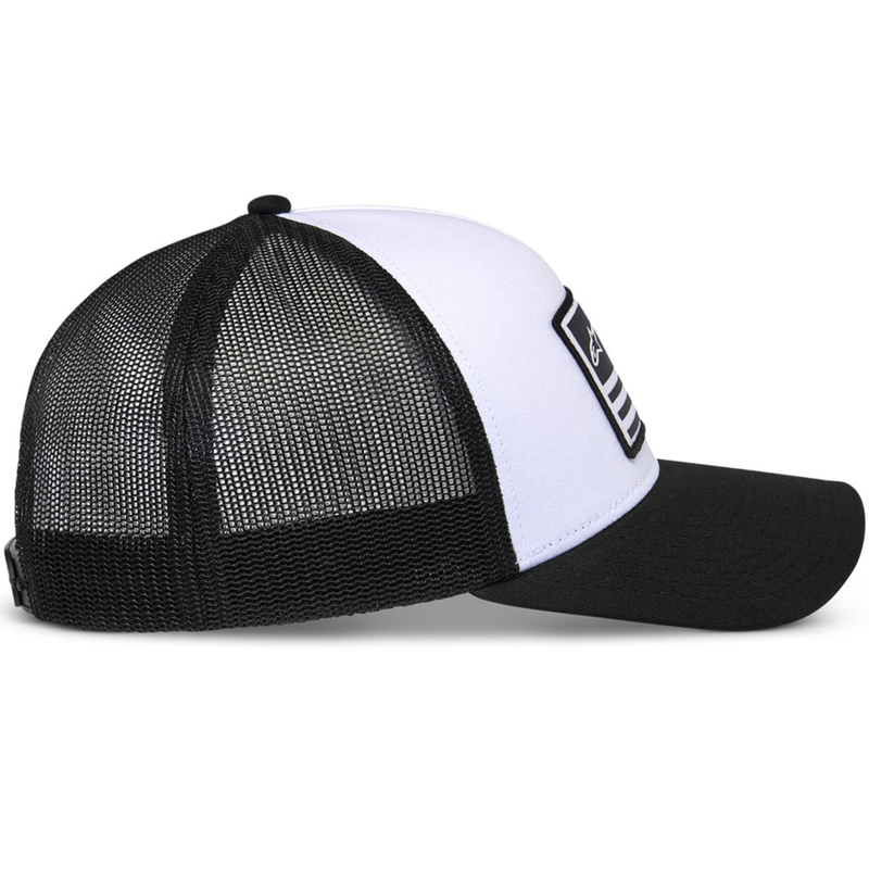 Alpinestars Flag Snap Hat wit-zwart