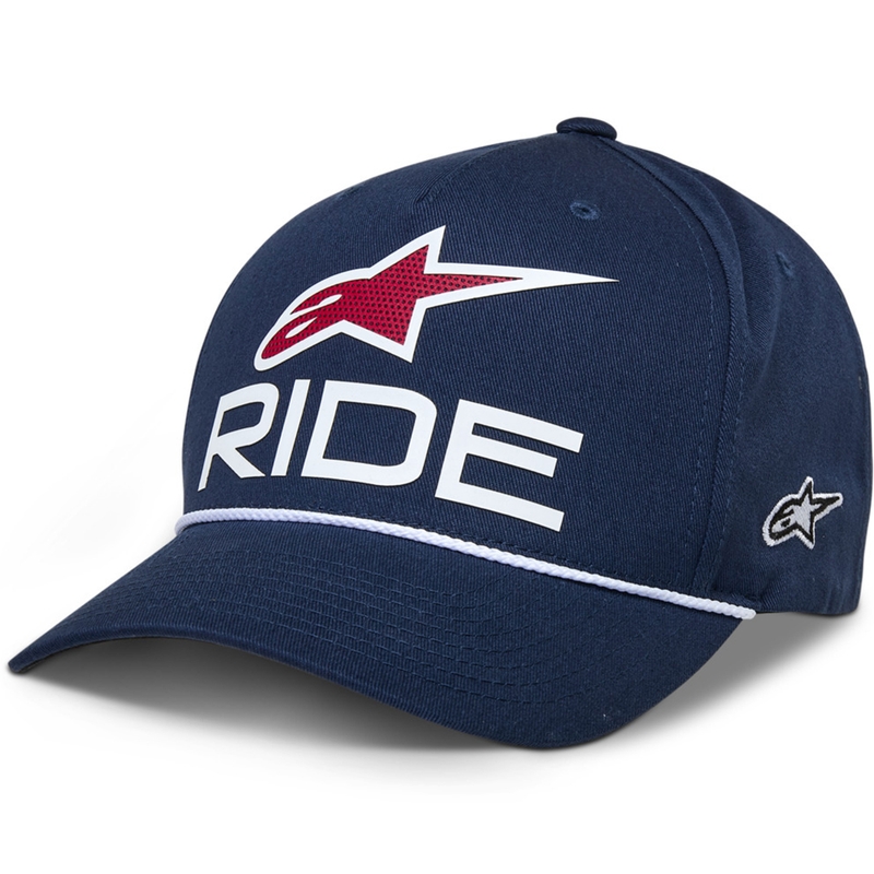 Alpinestars Ride Comp Snapback Cap blauw-wit-rood