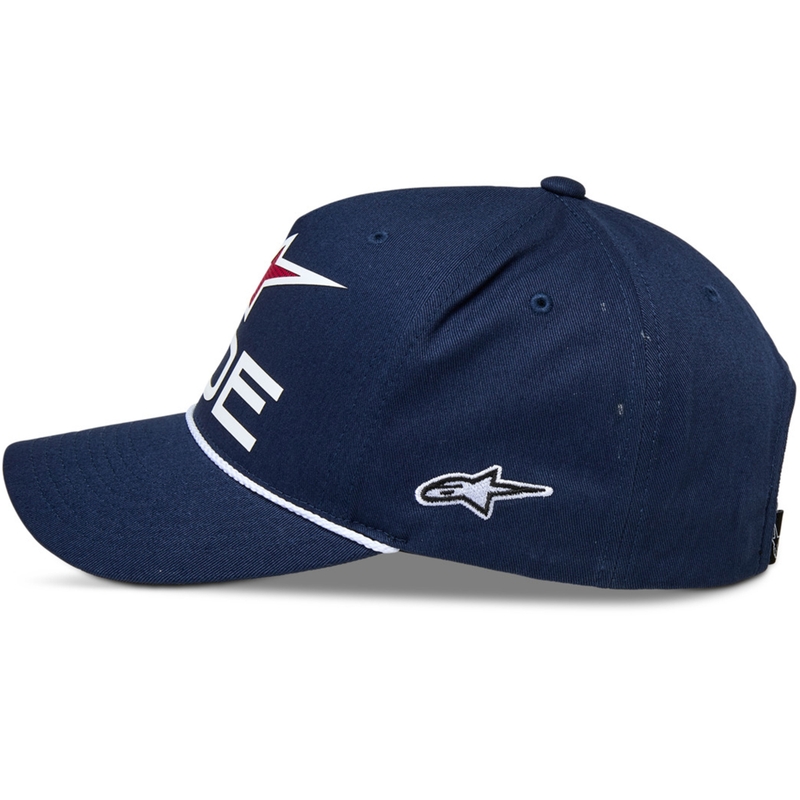 Alpinestars Ride Comp Snapback Cap blauw-wit-rood